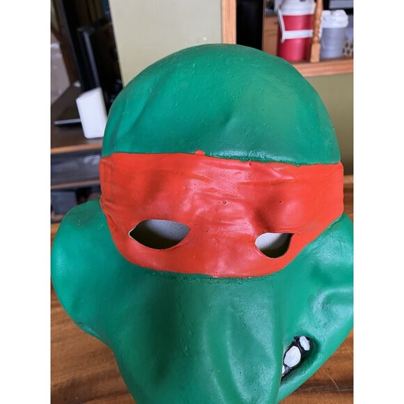 Teenage Mutant Ninja Turtles TMNT Raphael Rubber Mask 1989 Mirage Studios - Picture 2 of 16